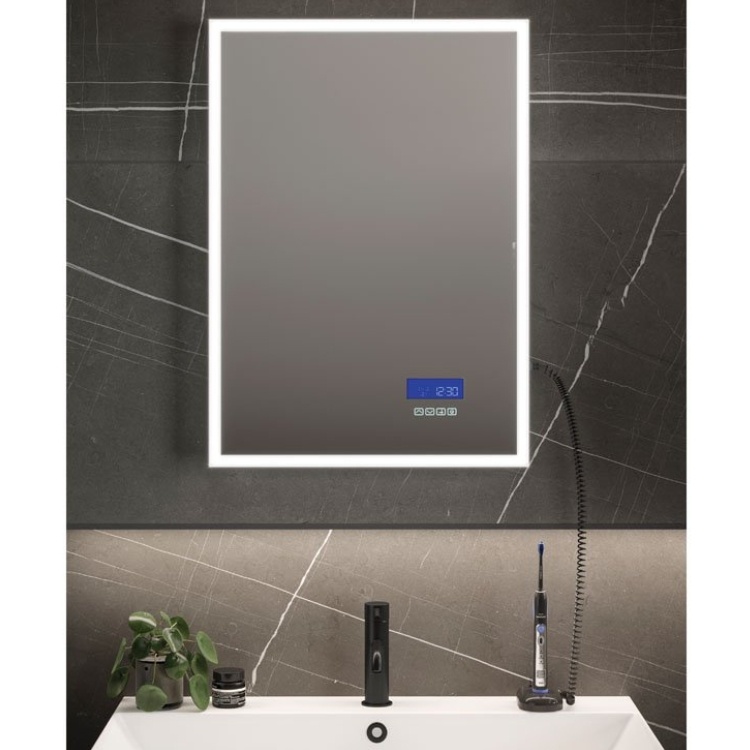 HiB Globe Plus Bluetooth LED Bathroom Mirror Sanctuary Bathrooms